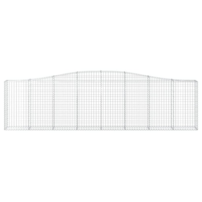 Arched Gabion Basket 400x30x100/120 Cm Galvanised Iron