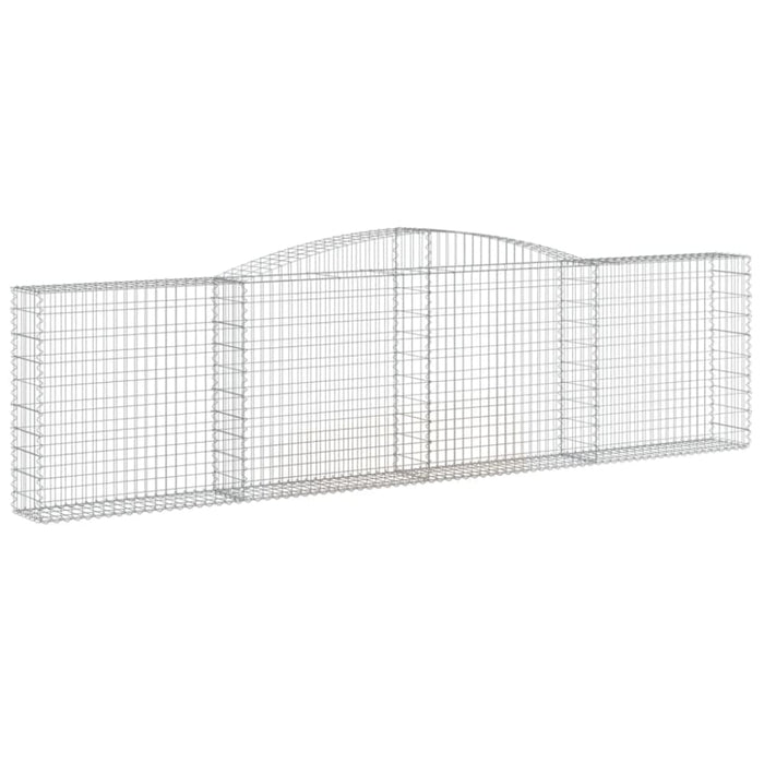 Arched Gabion Basket 400x30x100/120 Cm Galvanised Iron