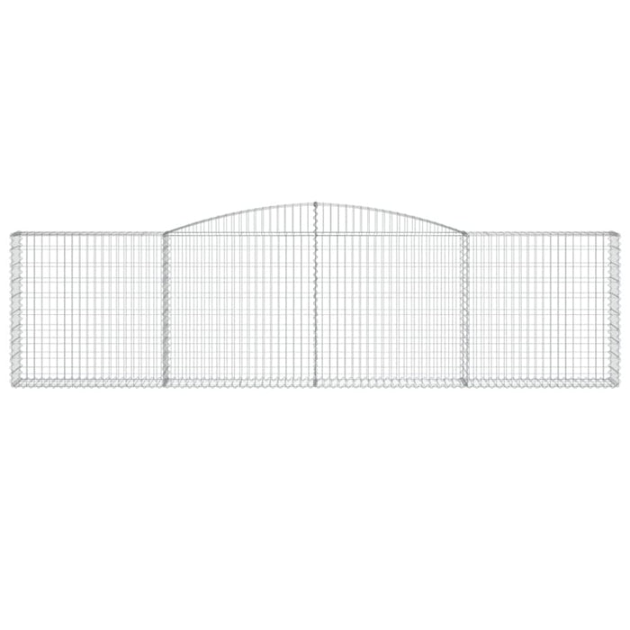 Arched Gabion Basket 400x30x100/120 Cm Galvanised Iron