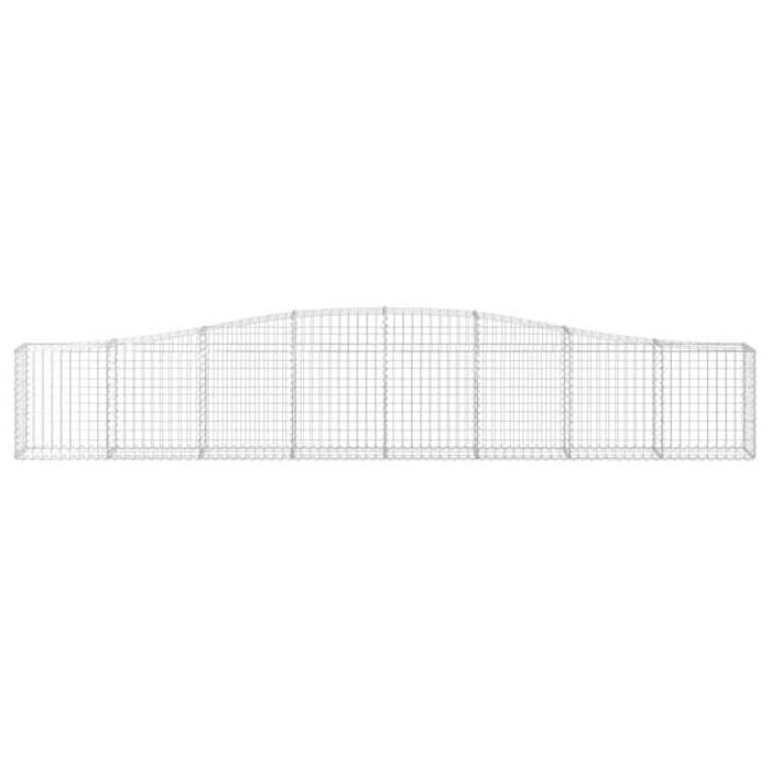 Arched Gabion Basket 400x30x60/80 Cm Galvanised Iron Optabt