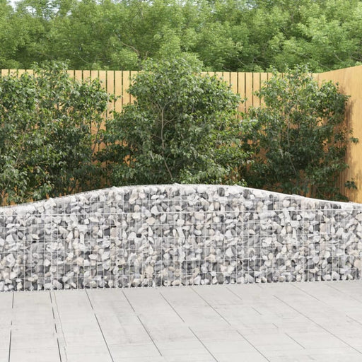 Arched Gabion Basket 400x30x60/80 Cm Galvanised Iron Optabt