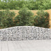 Arched Gabion Basket 400x30x60/80 Cm Galvanised Iron Optabt