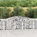 Arched Gabion Basket 400x30x80/100 Cm Galvanised Iron Optpxa