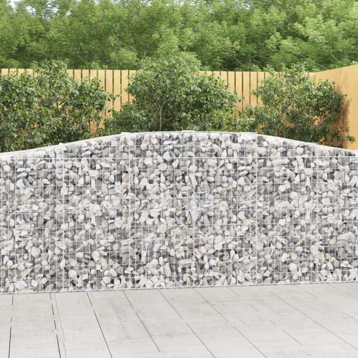 Arched Gabion Basket 400x50x100/120 Cm Galvanised Iron