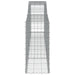 Arched Gabion Basket 400x50x100/120 Cm Galvanised Iron
