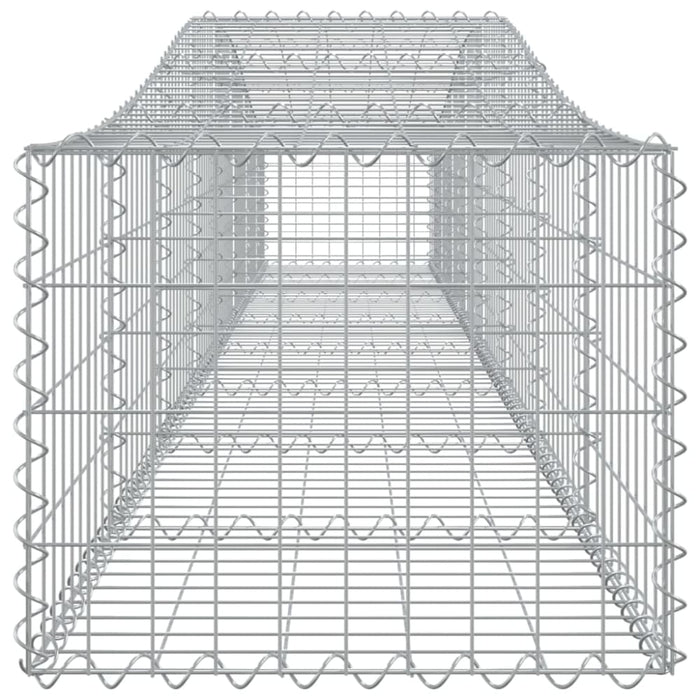 Arched Gabion Basket 400x50x40/60 Cm Galvanised Iron Optaox