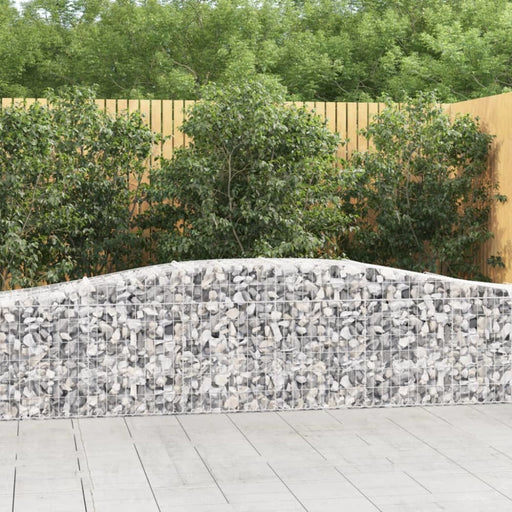 Arched Gabion Basket 400x50x60/80 Cm Galvanised Iron Optaot