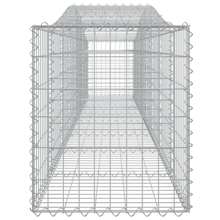 Arched Gabion Basket 400x50x60/80 Cm Galvanised Iron Optaot