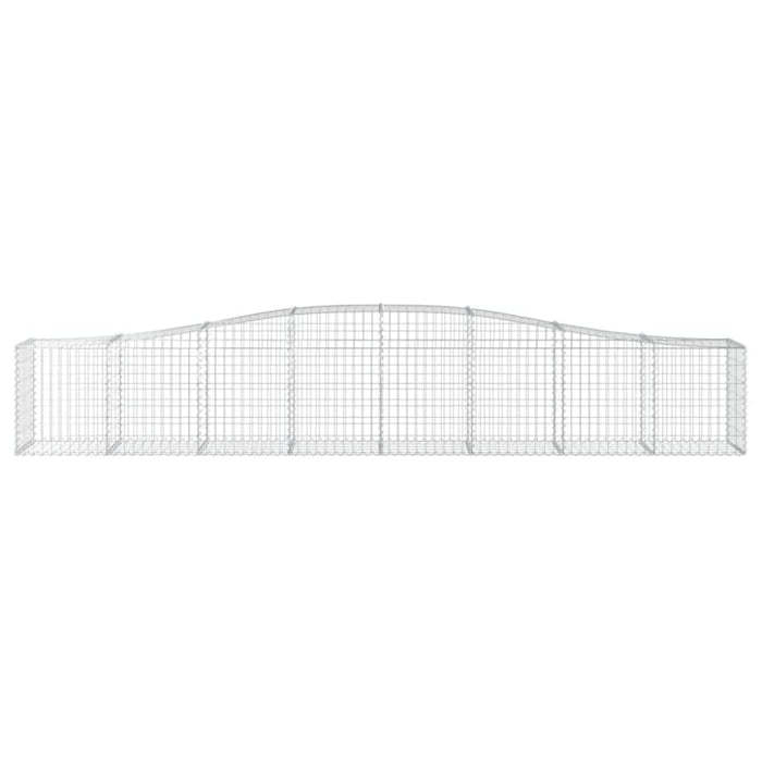 Arched Gabion Basket 400x50x60/80 Cm Galvanised Iron Optaot
