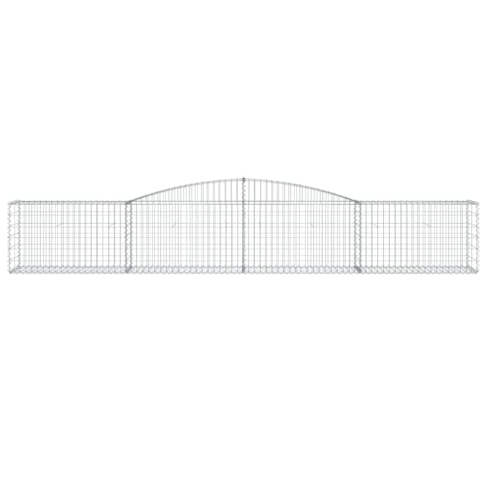 Arched Gabion Basket 400x50x60/80 Cm Galvanised Iron Optptt