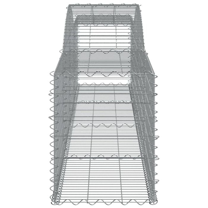 Arched Gabion Basket 400x50x60/80 Cm Galvanised Iron Optptt
