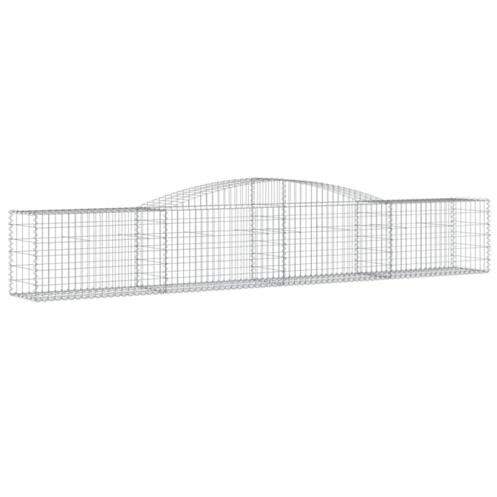 Arched Gabion Basket 400x50x60/80 Cm Galvanised Iron Optptt