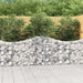 Arched Gabion Baskets 3 Pcs 200x30x80/100 Cm Galvanised