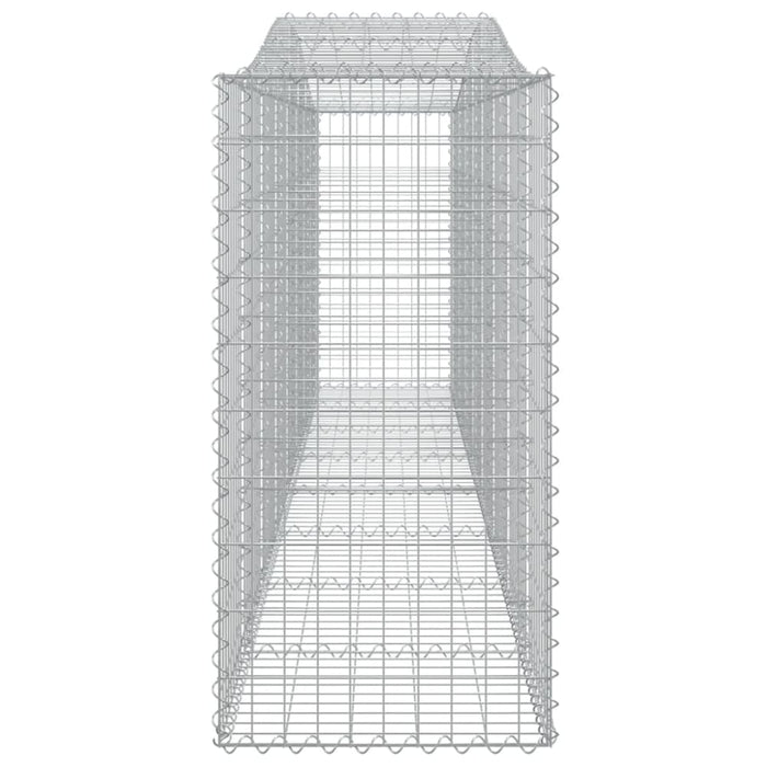 Arched Gabion Baskets 3 Pcs 400x50x100/120 Cm Galvanised