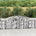 Arched Gabion Baskets 3 Pcs 400x50x80/100 Cm Galvanised