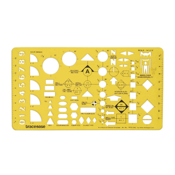 Architectural Detailer Templates for Room Door Window Wheel