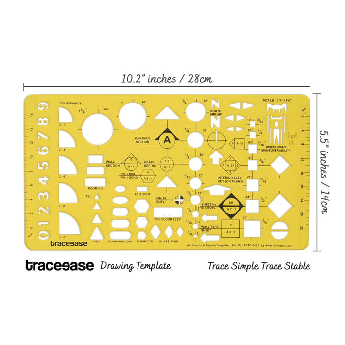 Architectural Detailer Templates for Room Door Window Wheel