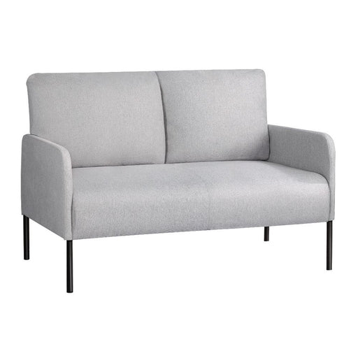 Armchair 2-seater Sofa Accent Chair Loveseat Grey Linen