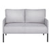 Armchair 2-seater Sofa Accent Chair Loveseat Grey Linen