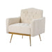 Armchair Boucle Beige Nicole