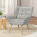 Armchair Lounge Chair Accent Chairs Sofa Linen Fabric