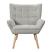 Armchair Lounge Chair Accent Chairs Sofa Linen Fabric