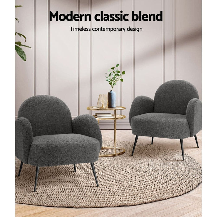 Armchair Lounge Chair Armchairs Accent Arm Chairs Sherpa