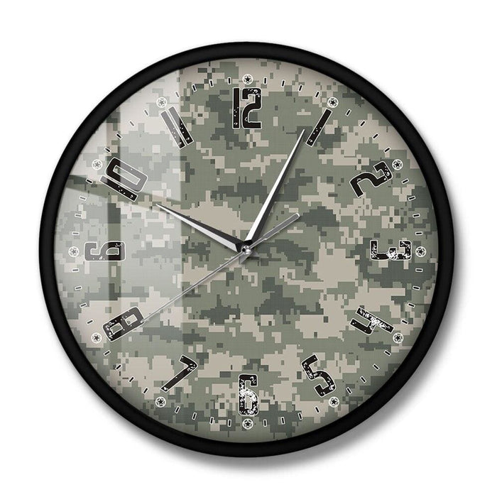 Army Soliders Green Camouflage Wall Art Modern Bedroom