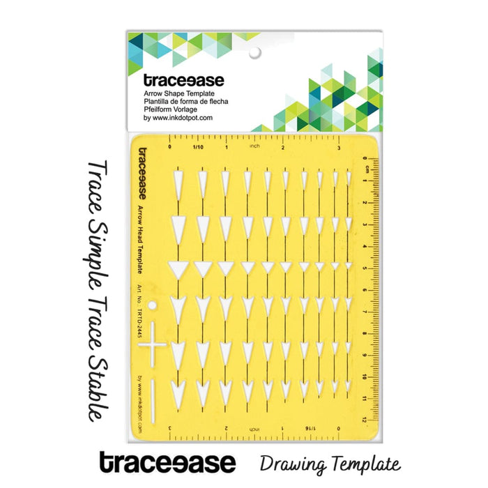 Arrows Drafting Arrow Head Template Drawing Stencil