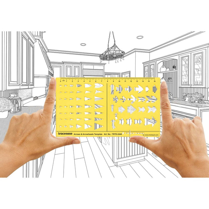 Arrows Drafting and Arrowheads Template Drawing Stencil