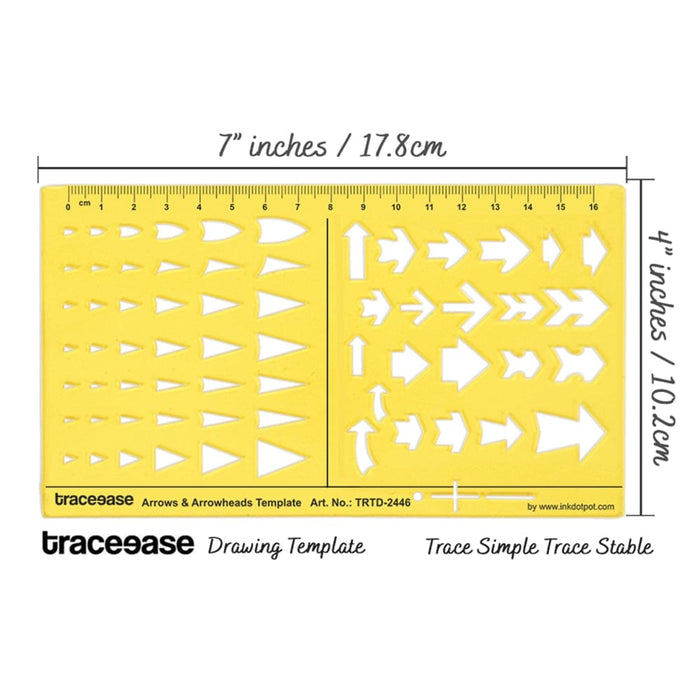 Arrows Drafting and Arrowheads Template Drawing Stencil