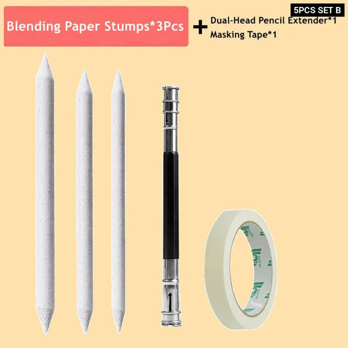 Art Blending Tools Set for Charcoal Sketching
