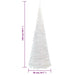 Artificial Christmas Tree Pop - up 100 Leds White 150 Cm