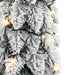 Artificial Christmas Tree With 45 Leds And Flocked Snow 90