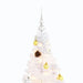 Artificial Christmas Tree with Baubles and Leds White 180