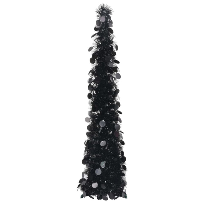Pop-up Artificial Christmas Tree Black 120 Cm Pet Txbknp
