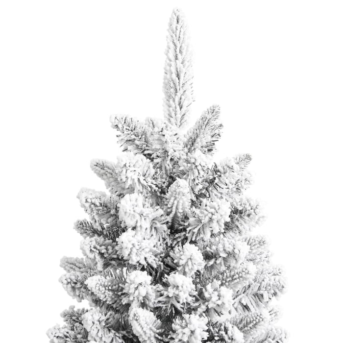 Artificial Christmas Tree with Flocked Snow 180 Cm Pvc&pe