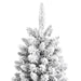 Artificial Christmas Tree with Flocked Snow 180 Cm Pvc&pe