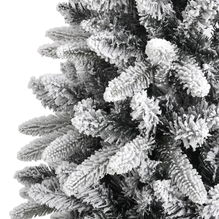 Artificial Christmas Tree with Flocked Snow 180 Cm Pvc&pe