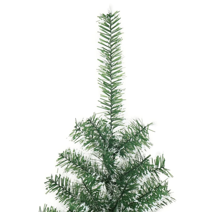 Artificial Christmas Tree with Flocked Snow Green 150 Cm