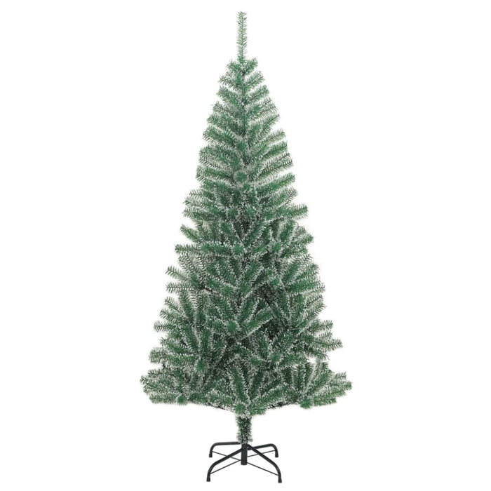 Artificial Christmas Tree with Flocked Snow Green 150 Cm