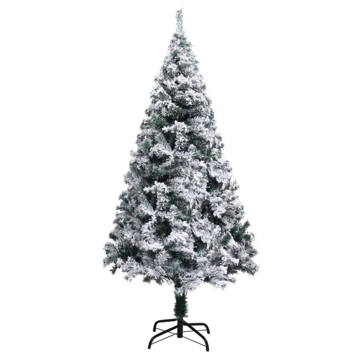 Artificial Christmas Tree with Flocked Snow Green 150 m Pvc