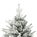 Artificial Christmas Tree With Flocked Snow Green 180 Cm