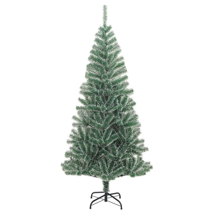 Artificial Christmas Tree with Flocked Snow Green 180 Cm