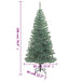 Artificial Christmas Tree with Flocked Snow Green 180 Cm