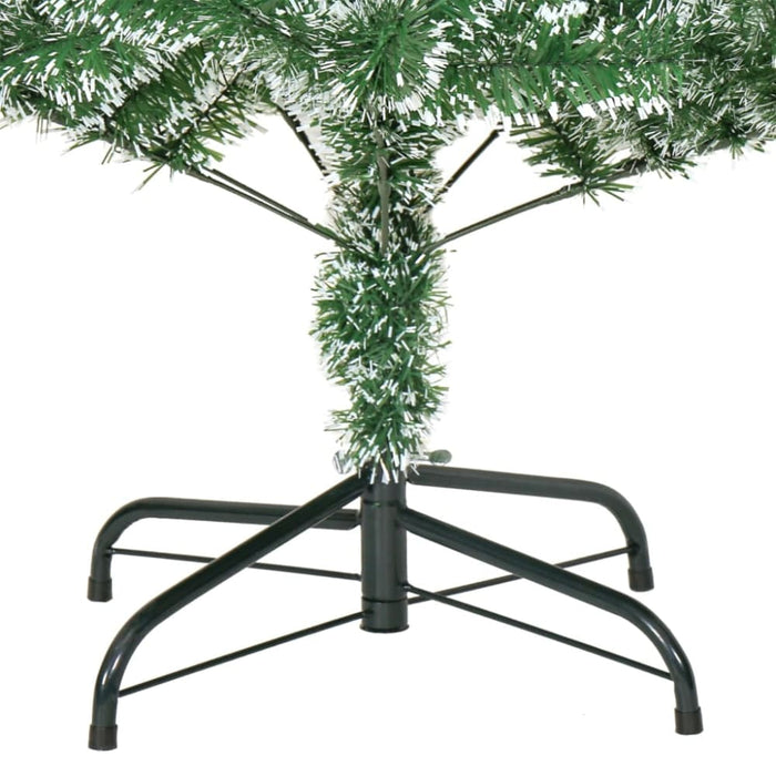 Artificial Christmas Tree with Flocked Snow Green 180 Cm
