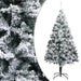 Artificial Christmas Tree with Flocked Snow Green 180 Cm