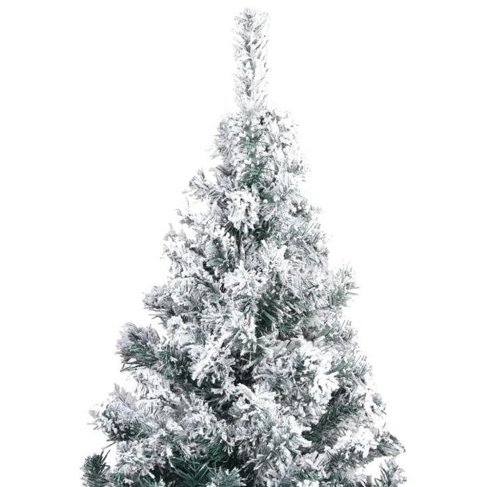 Artificial Christmas Tree With Flocked Snow Green 300 Cm