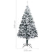 Artificial Christmas Tree With Flocked Snow Green 300 Cm