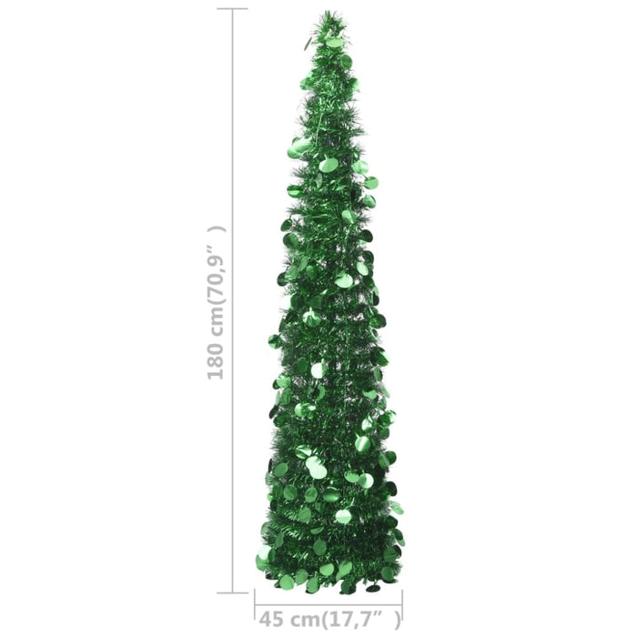 Pop-up Artificial Christmas Tree Green 180 Cm Pet Txbkkb
